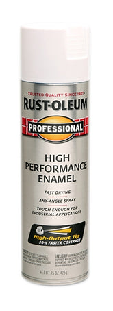 Rust-Oleum 239108 Enamel Spray Paint, Semi-Gloss, White, 15 oz, Can
